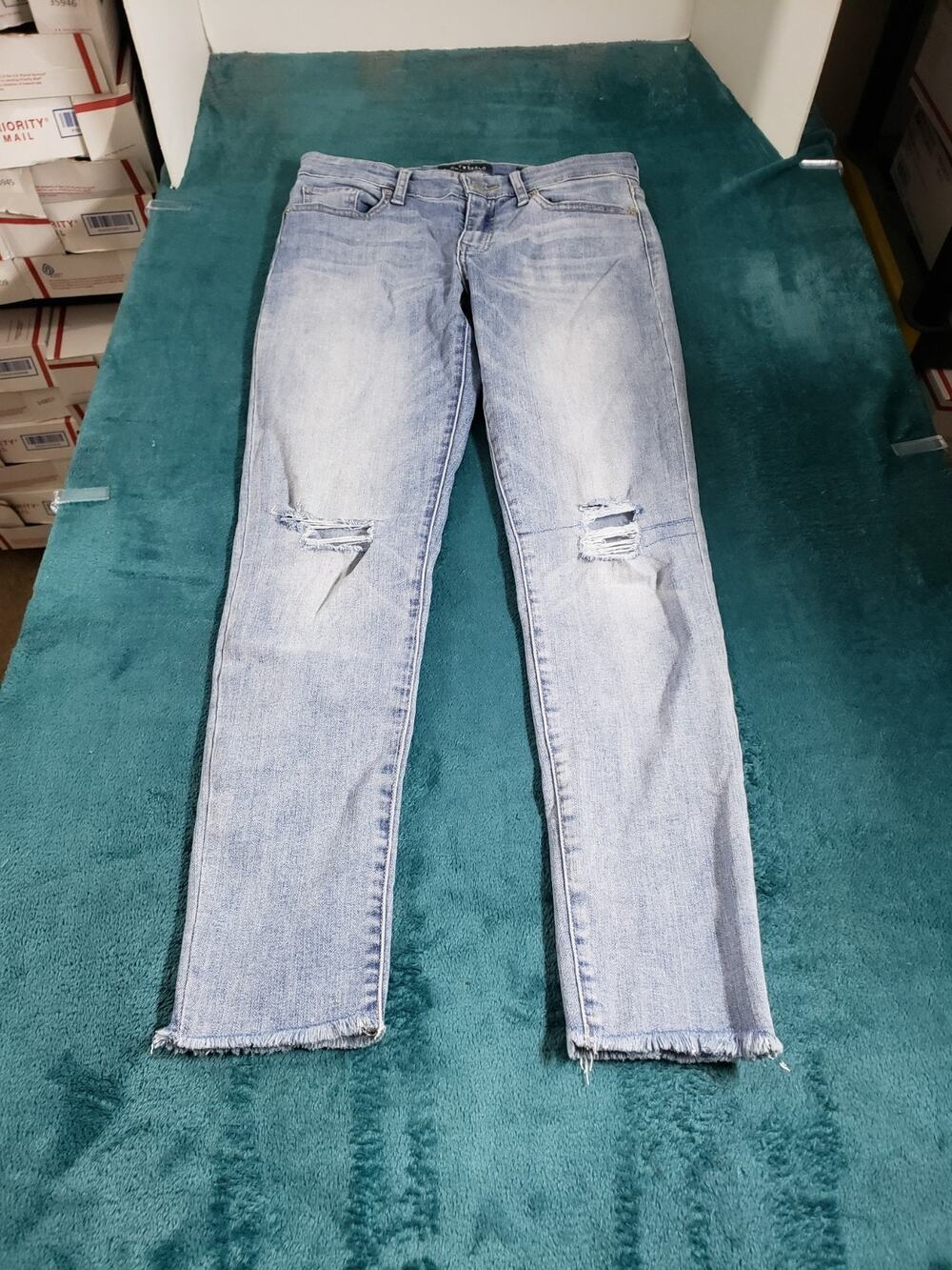 Lucky Brand Jeans Size 6 Womens Blue Stretch Pants Mid Rise Stella Skinny